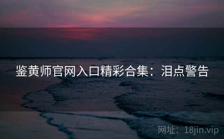 鉴黄师官网入口精彩合集：泪点警告