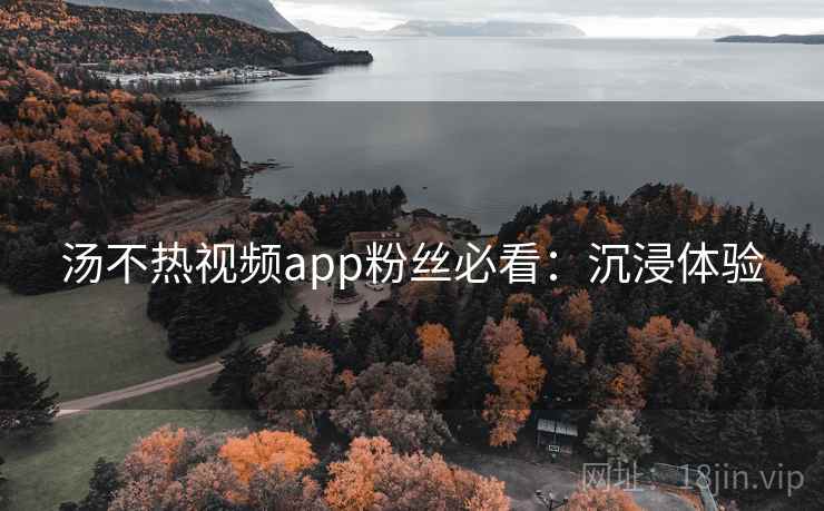 汤不热视频app粉丝必看：沉浸体验
