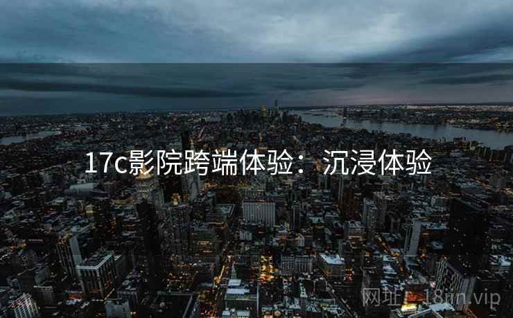 17c影院跨端体验：沉浸体验